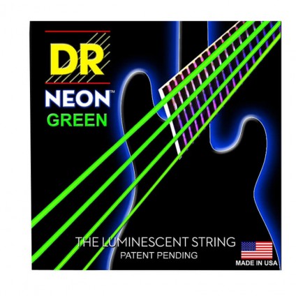 قیمت خرید فروش سیم گیتار باس 4 سیم Dr Neon Green 45-105